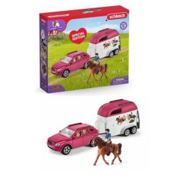 SCHLEICH - Coche con remolque - 72223 - Gama Horse Club SCHLEICH - Coche con remolque - 72223 - Gama Horse Club