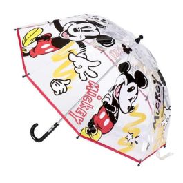 Paraguas manual poe burbuja mickey 45 cm