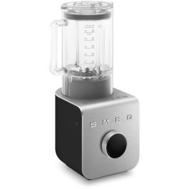 Smeg BLC01BLMEU Batidora de vaso Performance, 1400W, Picahielos, Función Pulso, 9 Velocidades, Negro