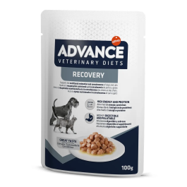 Advance Vet Canine & Feline Recovery Pouch Alimento Húmedo para Perros y Gatos Recuperación 11x100 gr Precio: 19.5000003. SKU: B157GR2Y7A