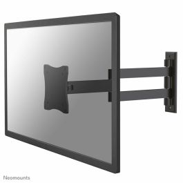 Neomounts Fpma-W830Black Soporte de pared para TV/Monitor, Movimiento completo, Inclinable, Giratorio, Pantallas 10-27", VESA 75x75/100x100, 12kg, Negro