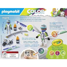 Color moto playmobil diversion para colorear la moto.