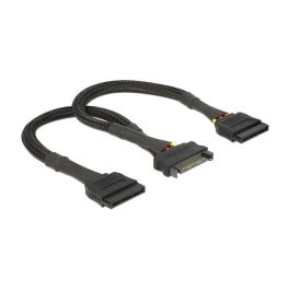 DeLOCK Cable de Alimentación SATA 60135, 15 Pines Macho a 2 x 15 Pines Hembra, 0.25 m, Negro Precio: 7.7319. SKU: B1BMLAVZPP