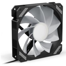 Sharkoon SHARK Mirror RGB PWM REVERSE Ventilador PC 120mm Negro con RGB Direccionable, Efecto Espejo Infinito y Flujo de Aire Invertido