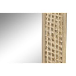 Espejo de pared DKD Home Decor Multicolor Natural Madera Vintage Scandi 70,5 x 2,5 x 100,5 cm