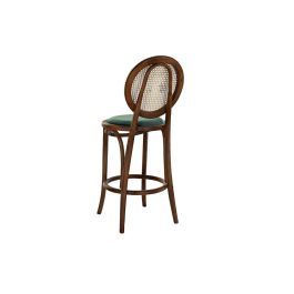 Taburete Vintage DKD Home Decor Marron Oscuro Verde 43 x 108 x 43 cm