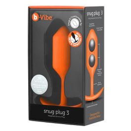 Plug Anal B-Vibe 3 Naranja Precio: 66.50000038. SKU: S13017113