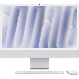Apple MWUC3FNA iMac 24 pulgadas Pantalla Retina 4.5K Chip M4 con CPU 8 núcleos y GPU 8 núcleos, 16GB RAM, 256GB SSD, Plata (2024) Precio: 1520.4999997. SKU: B13445SM5X