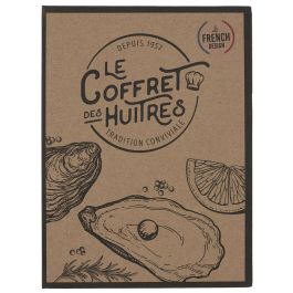 Cook Concept Table En Fête Kit 5 Piezas Para Ostras: Cuchillo y 5 Tenedores en Caja Elegante