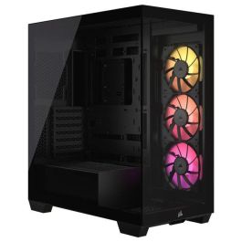CORSAIR AABBA89355 Caja PC 3500X LXR LINK Semitorre Cristal Templado con 3 Ventiladores RGB Rotor Invertido Blanca Precio: 215.89000048. SKU: B1EDQG8MQC