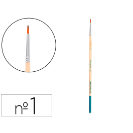 Liderpapel Pincel Nº 1 Punta Redonda Pelo Sintético para Acrílica y Acuarela Certificado FSC Precio: 13.8545. SKU: B17SE6ASB5
