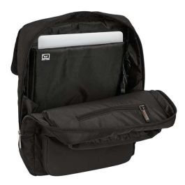Safta Business Mochila Portátil 13,3'' con USB Negra 29x39x12cm