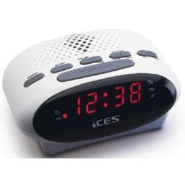 Lenco ICR-210 Radio Reloj Despertador FM con Sintonizador PLL, Pantalla LED 1.52 cm, Alarma y Función Snooze, Color Blanco Precio: 37.50000056. SKU: B18P2QSRF7