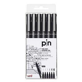 Uniball Marcador Permanente Pin-200S-6P Calibrado Surtido Negro Estuche 6 Ud Precio: 7.58999967. SKU: S8419071