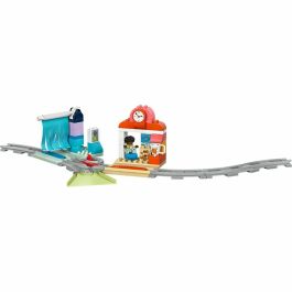 LEGO 10428 DUPLO My Town El Gran Tren Comunitario Interactivo - Juguete de Aprendizaje Temprano para 3 Años