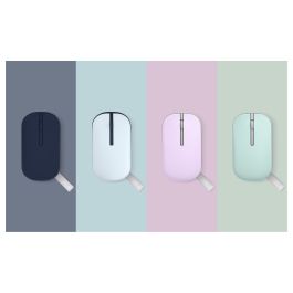 ASUS MD100 Ratón Óptico Inalámbrico RF Wireless + Bluetooth Gris 1600 DPI Ambidextro Oficina