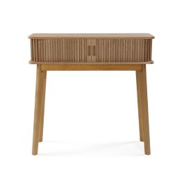 Versa Consola Eloy S con 2 Cajones, 30x78 cm, Madera MDF y Pino