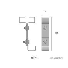 Soporte viga ipn 10 zinc