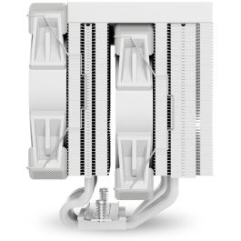 Sharkoon A60 RGB Refrigerador de Aire para CPU Doble Torre con 6 Tubos de Calor, 2 Ventiladores 120mm PWM, TDP 260W, Blanco