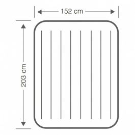 Colchón Hinchable Intex 152 x 25 x 203 cm (3 Unidades) Colchón Hinchable Intex 152 x 25 x 203 cm (3 Unidades)