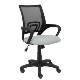 Silla Piqueras Y Crespo Vianos Brazos Fijos Mecanismo Basculante Con Regulador De Presion Elevacion Del Asiento En Altura Ruedas Nylon Respaldo Malla Transpirable Negra Y Tapizado Bali Gris Claro Precio: 127.50000021. SKU: S5703887