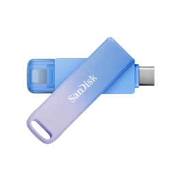 SanDisk Creator Phone Drive Unidad Flash USB 256 GB USB Type-C / Lightning 3.2 Gen 1 Azul, Lila SDIXD0N-256G-GN6TP Precio: 77.50000027. SKU: B1FP68Z6ST