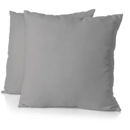 Home Linge Passion HOM3701393718622 Juego de 2 fundas de almohada - 63 x 63 cm - Gris claro Precio: 18.90000035. SKU: B129ZZF8CJ