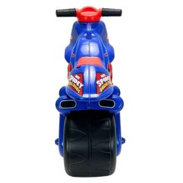 Injusa Correpasillos Moto Neox Spiderman para Niños +18 meses, Material Plástico, Color Azul, 69x27,5x49 cm