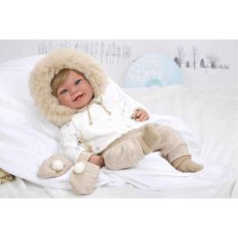 Muñecas Arias Muñeca Elegance Zoe con Manoplas (Muñeco de Peso) Cuerpo Blando 45 cm