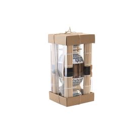 DKD Home Decor Set de Vajilla para Sushi Oriental 16 Piezas Multicolor Bambú Gres Apto Lavavajillas Microondas 14.5x31x14.5 cm Precio: 24.50000014. SKU: S3041384