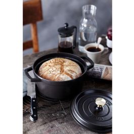 Staub La Cocotte Redonda 24cm Hierro Fundido - Negro