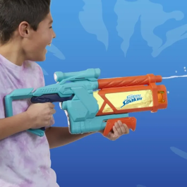Hasbro Nerf Super Soaker Lanzador de Agua Mega Dunk-Fill G0999 Fácil de Llenar 1 Litro