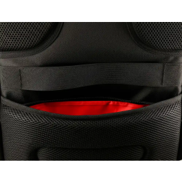 Antartik Mochila Volt Negro 5 Compartimentos Interior Rojo 450x180x330 mm Repelente Agua 23L