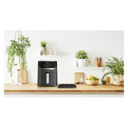 Tefal Easy Fry & Grill EY5058 - Freidora de aire caliente 4.2L para 6 personas con 8 programas: freir, asar, grill, deshidratar, 80-200°C, 1550W, Negro