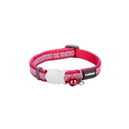 Red Dingo Collar Union Jack Flag On Red 20 mm X 31-47 cm