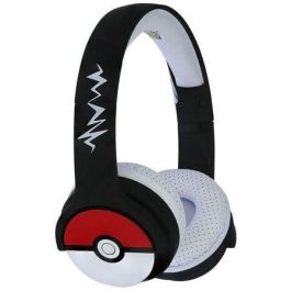 Auriculares Inalámbricos Infantiles OTL Pokémon Pokéball/ con Micrófono/ Bluetooth/ Negros
