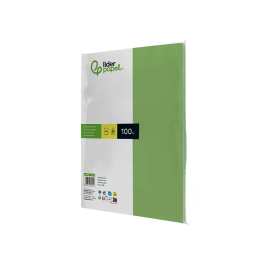 Liderpapel Papel Color A4 80gr Verde Paquete 100 Hojas