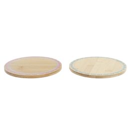 DKD Home Decor Salvamantel Colonial África de Bambú, Turquesa y Granate, para Mesa, 20x20x1 cm, 2 Unidades Precio: 3.89862. SKU: S3037048