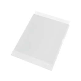 Esselte Carpeta Dossier Uñero DIN A4 Polipropileno Reciclado 100 mc Piel de Naranja Transparente Caja de