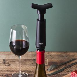 Cook Concept Bomba Vacío Botella con 2 Tapones para Vino