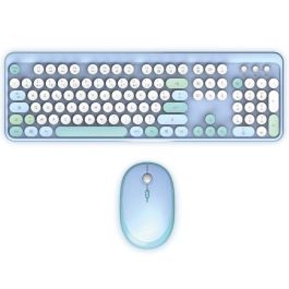 Combo teclado + mouse inalámbrico - MOBILITY LAB - Pure Color - Azul - Diseño ergonómico - Escritura discreta Precio: 41.50000041. SKU: B1GKDE8D5E