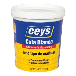 Ceys 501704 Cola Blanca Madera Bote 1kg para Superficies Grandes Secado 20 Minutos Precio: 8.49999953. SKU: S7914095