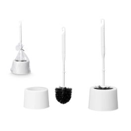 Escobillero Blanco Negro Berilo 11x34x11 cm - Plástico PP (24 Unidades) Precio: 30.50000052. SKU: B129F58DYM
