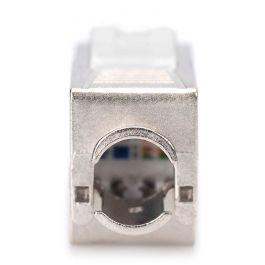 Digitus Módulo Keystone CAT 6 Apantallado Plano Plata, Conectores RJ-45 Hembra, Contactos Oro, AWG 26/22