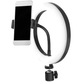 LogiLink Anillo de Luz para Smartphone DM 20cm con Cable de 1.8m
