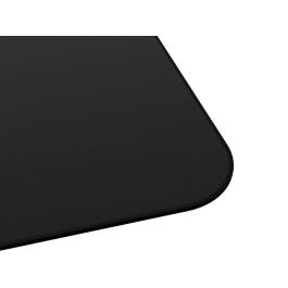 GENESIS Carbon 500 L LOGO Alfombrilla de ratón para juegos, Superficie Speed, Impermeable, Antideslizante, 400x330x2.5mm Negro