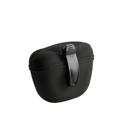 Hunter Bolsillo de Cinturón de Silicona LIST para Perros, Golosinas, Cierre Magnético. Material Calidad Alimentaria, Fácil Limpieza, Antracita
