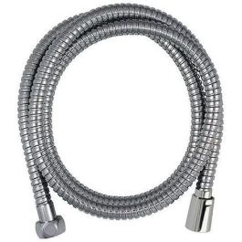 ROUSSEAU ROU3047404204846 Manguera de ducha 1,75m con tuerca metálica anti-torsión, engarces de seguridad, acero inoxidable cromado