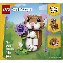 Lego Juego de construcción Lindo Hámster con Flor Lego Creator para 7 años+