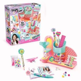 Taller papeleria mini stationery maker. elige tu mini lapiz/boli, rellénalo con decoraciones y cúbrelo con cuentas o lindas gomas de borrar.27x25x7,5 cm